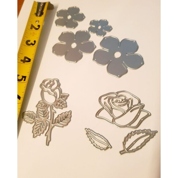 Metal cutting die set flower design/patterns for scrapbooking/crafts - Picture 2 of 4